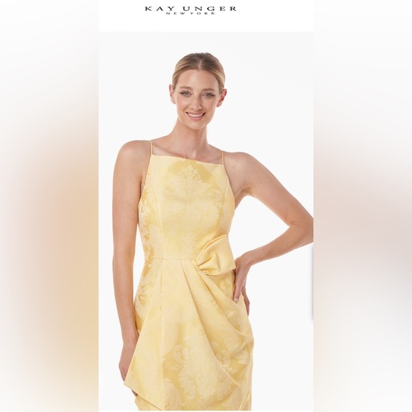 Lorraine Midi Dress by Kay Unger NWT Size 6 - Picture 5 of 9